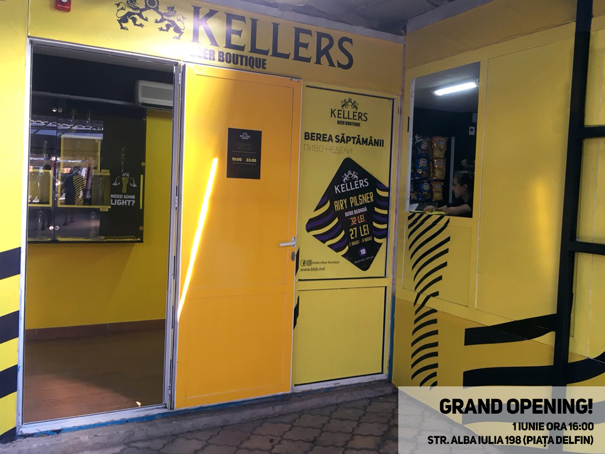 Bine ați venit! Al treilea magazin Kellers